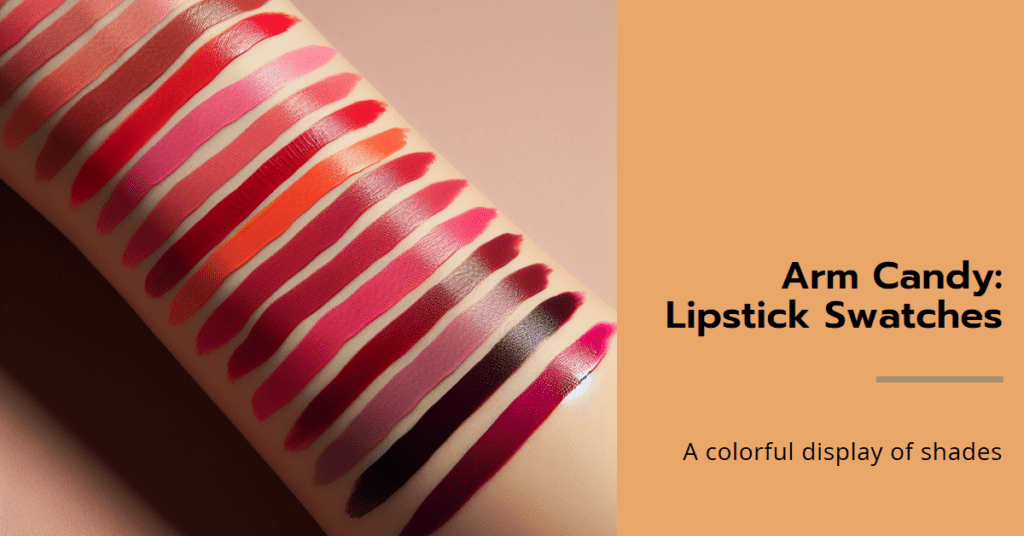 makeup private label lipstick shades swatch