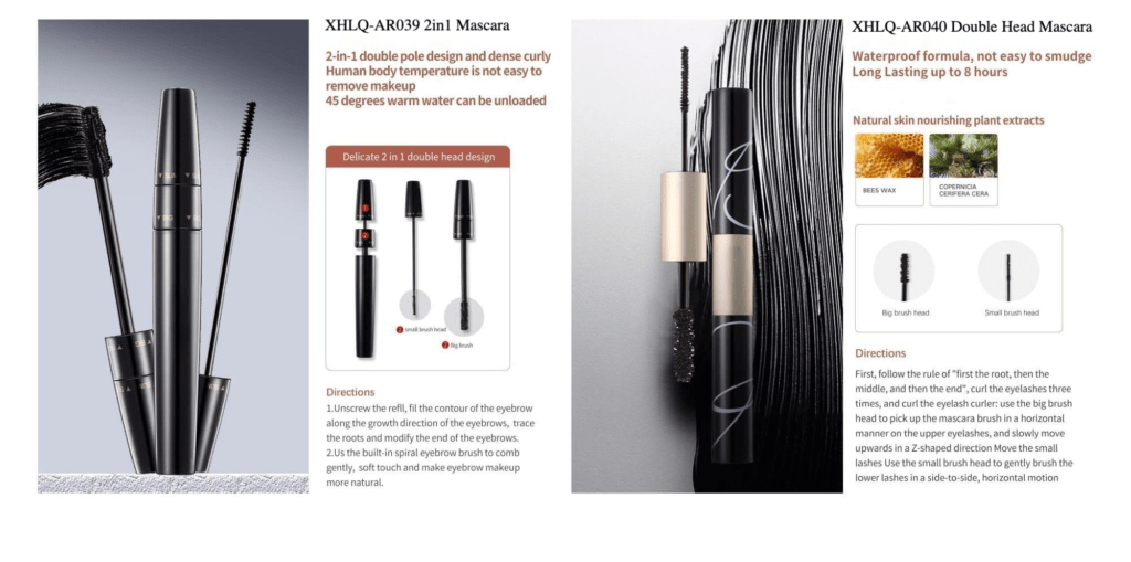 MetaCNBeauty Organic Makeup Matte Mascara: XHLQ-AR040