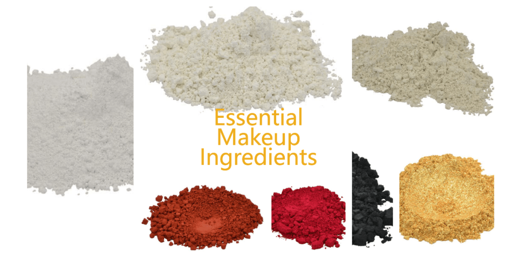 Essential Makeup ingredients for making your own makeup